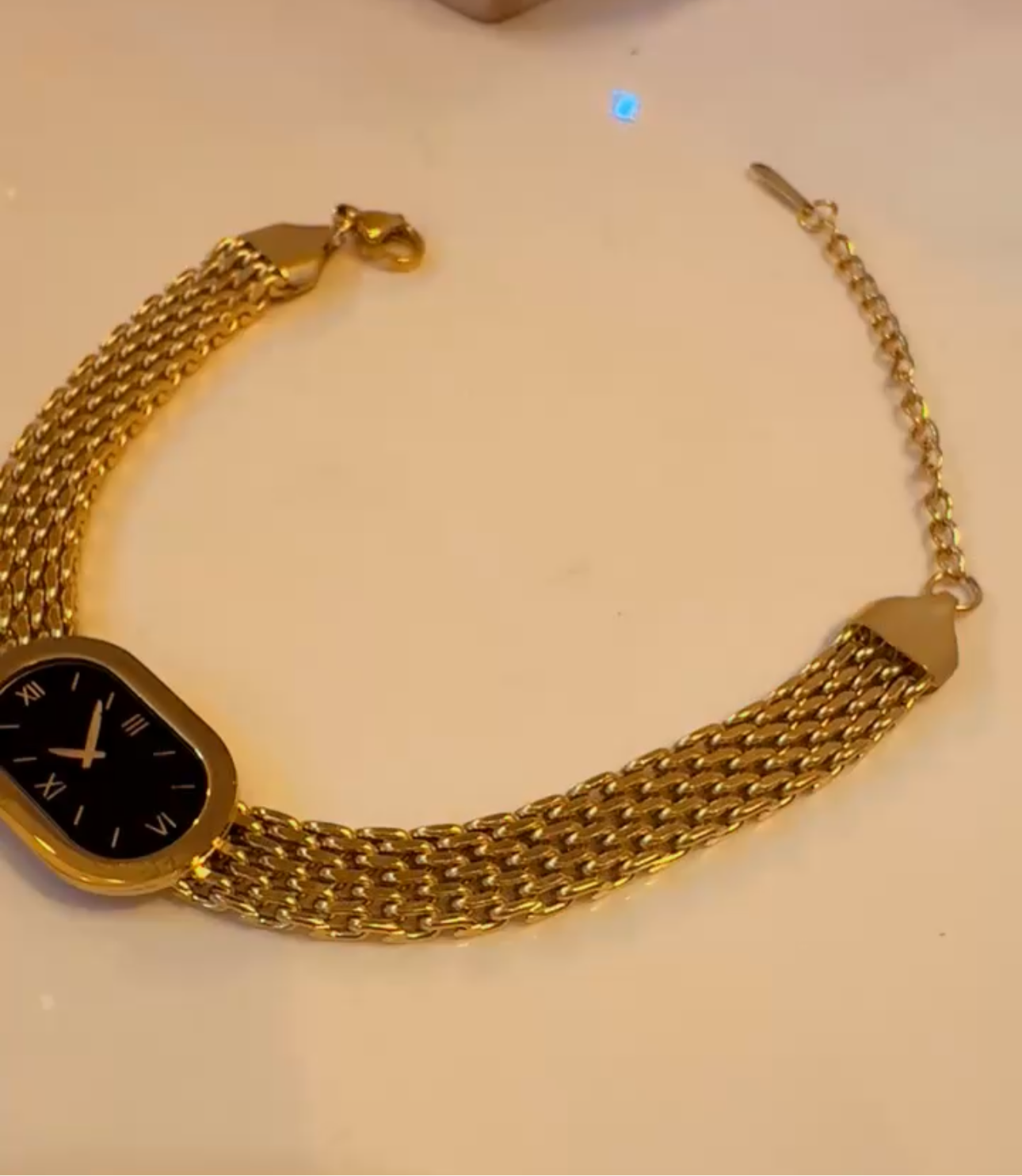 Watch style bracelet