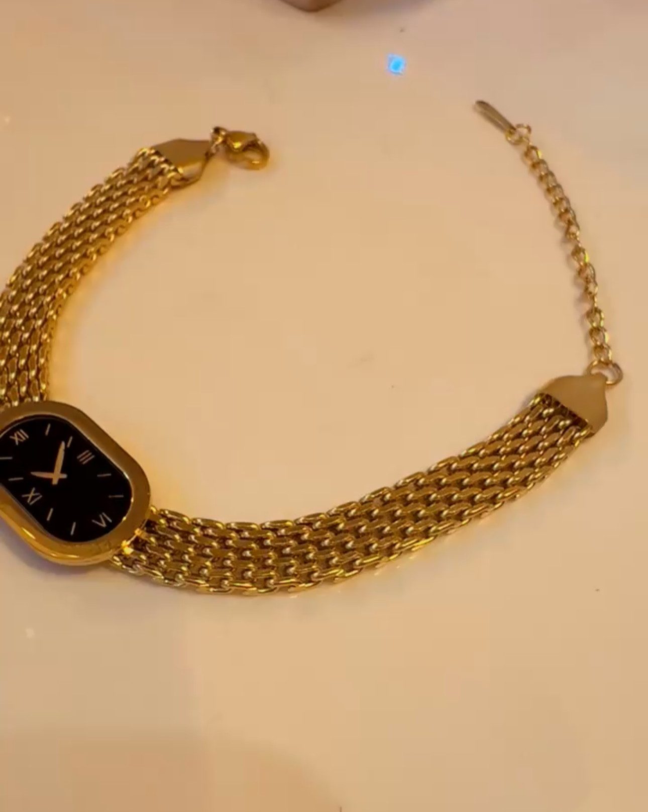 Watch style bracelet