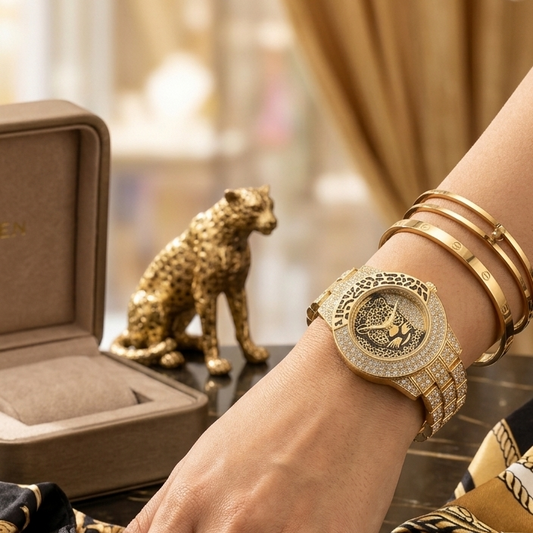 Golden Panther Watch