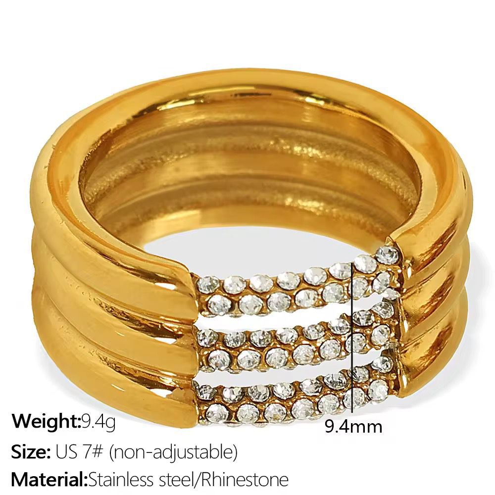 Rhinestone ring