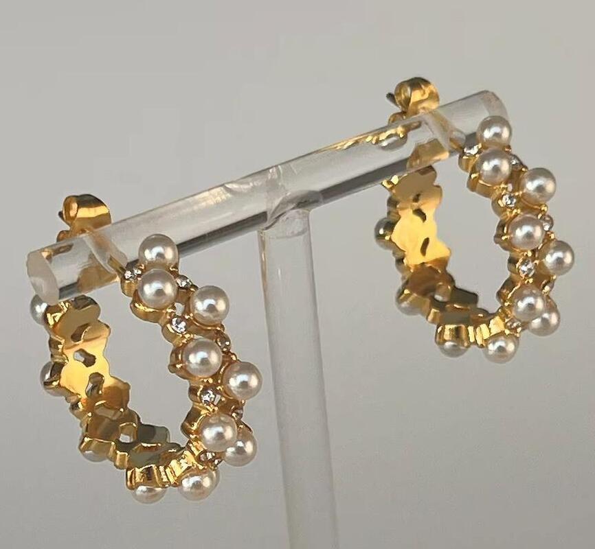 Pearl hoops