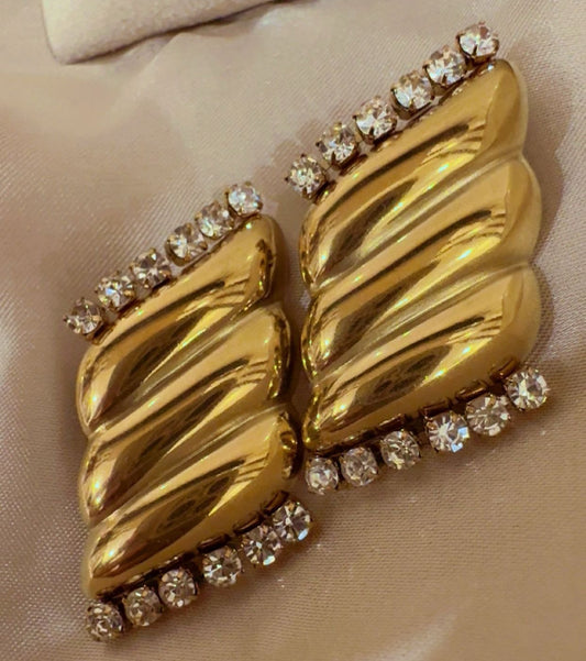 Glittery studs