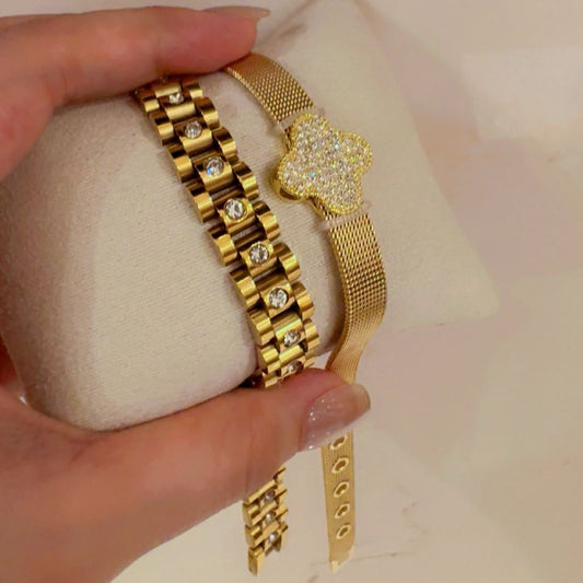 Stone studded stack