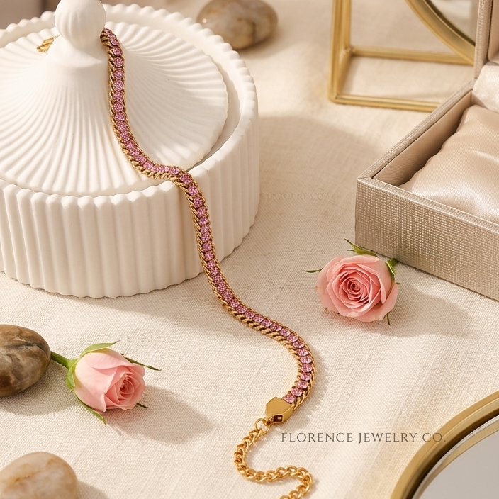 Rosé Gold Link Bracelet