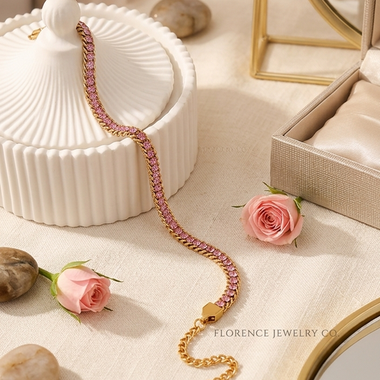 Rosé Gold Link Bracelet