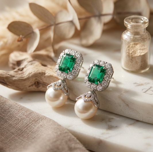 Emerald Pearl Drops