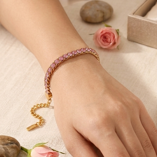 Rosé Gold Link Bracelet