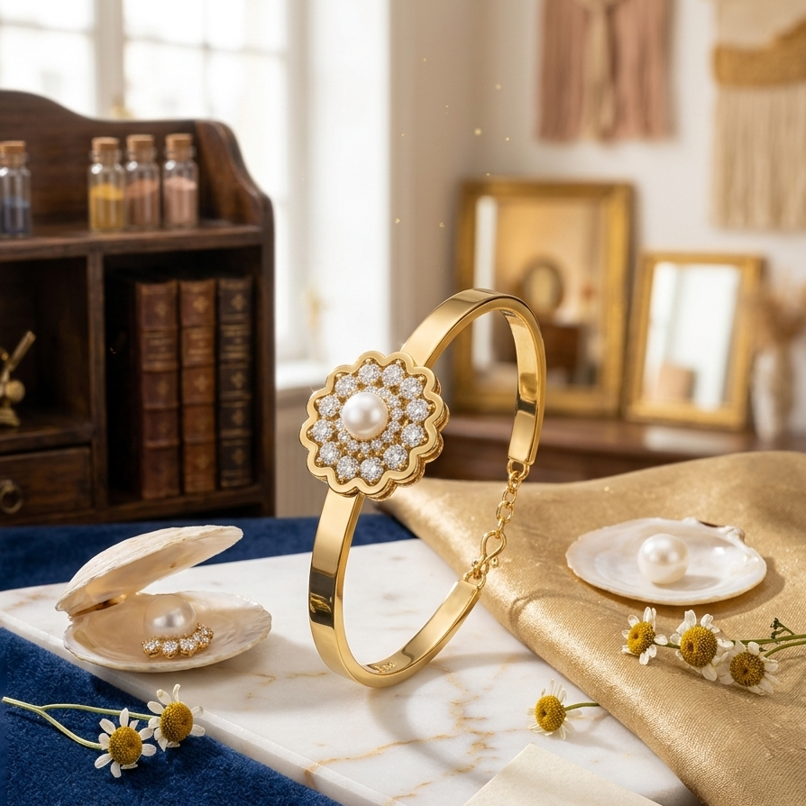 The Empress Pearl Cuff
