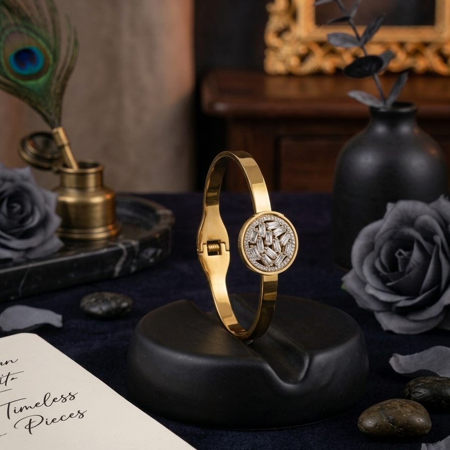 Aura Medallion Cuff