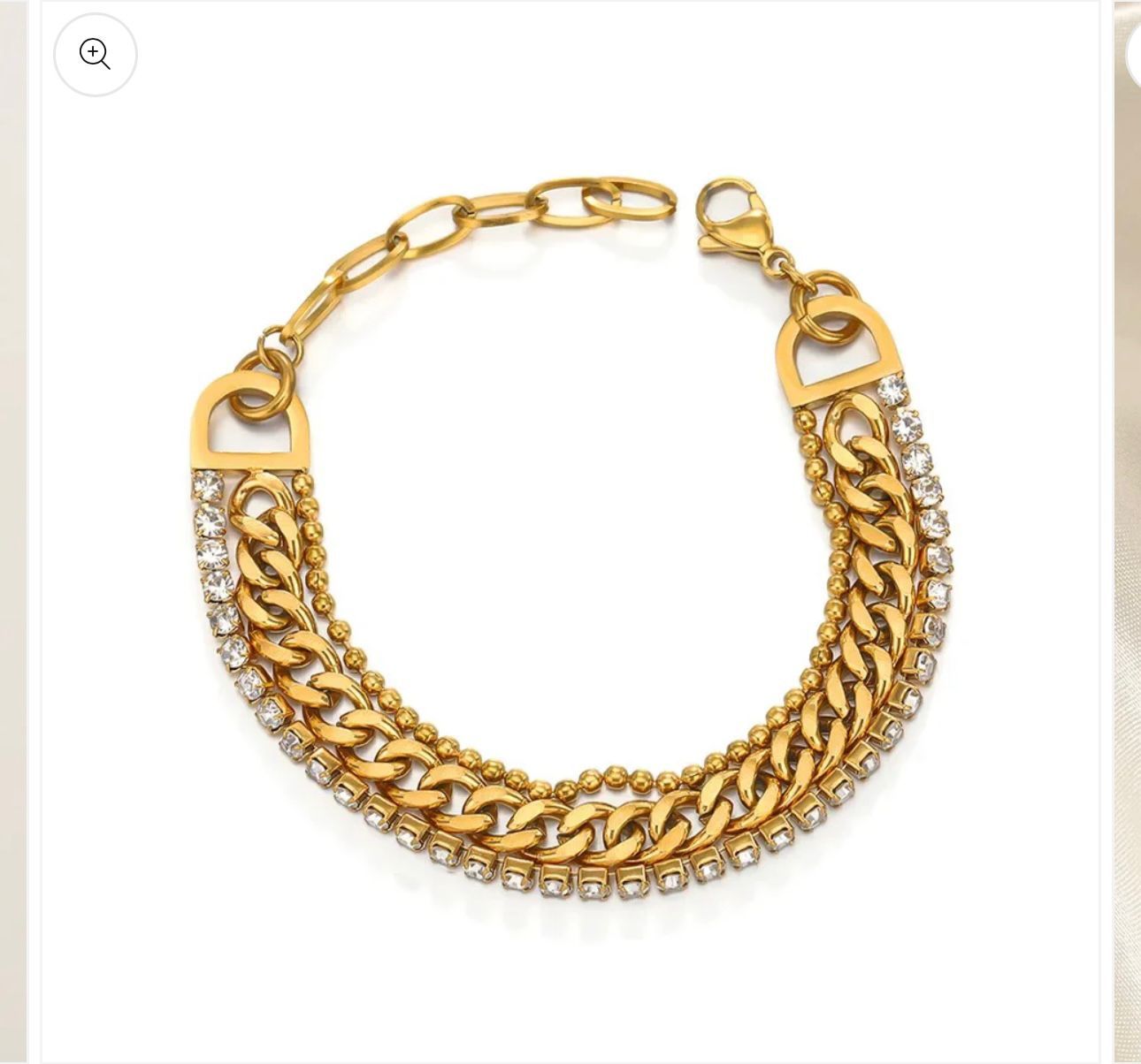 3 layered bracelet