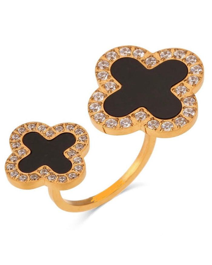 Double clover ring
