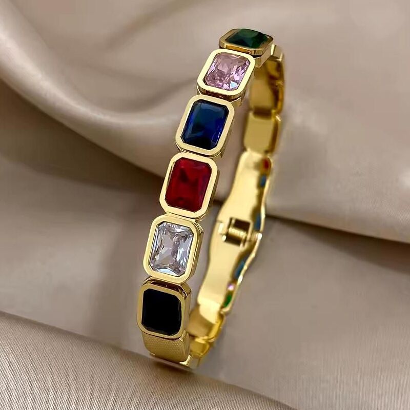 Multi stone cuff