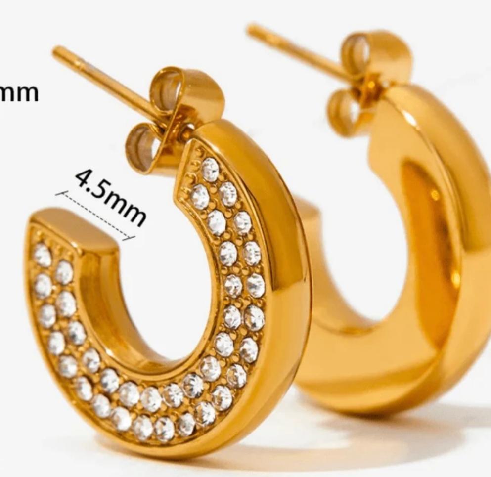 Bling hoops