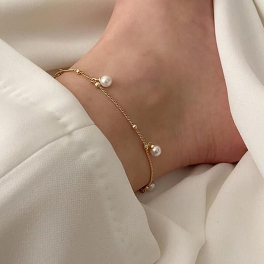 Pearl anklet