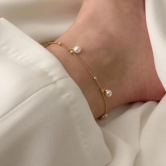 Pearl anklet