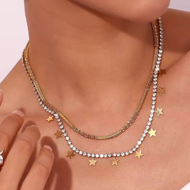 Zircon necklace set