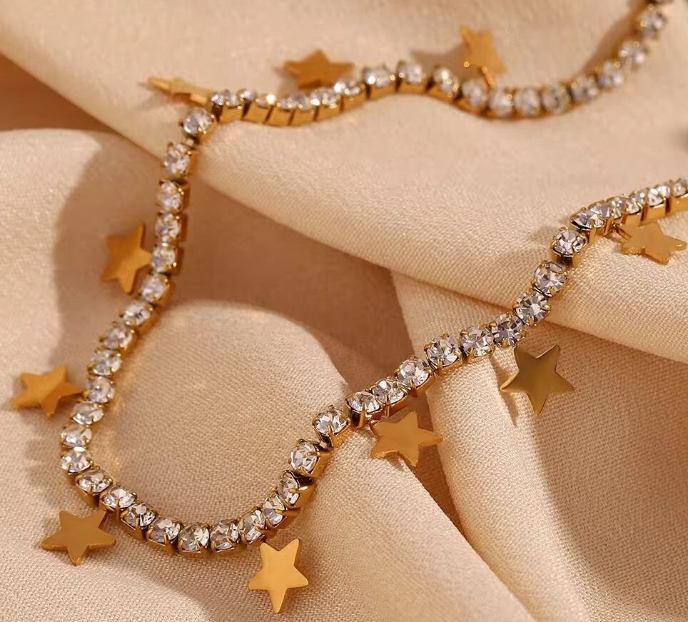 Zircon necklace set