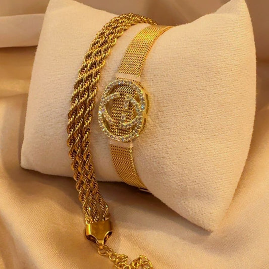 Golden rope luxe stack