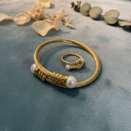Twist Pearl Duo Set