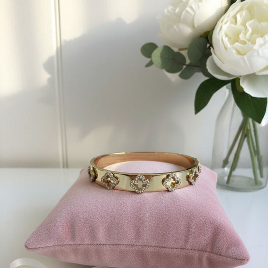 The Golden Clover Bangle