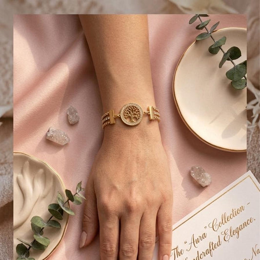Tree of Life Triple-Strand Bracelet