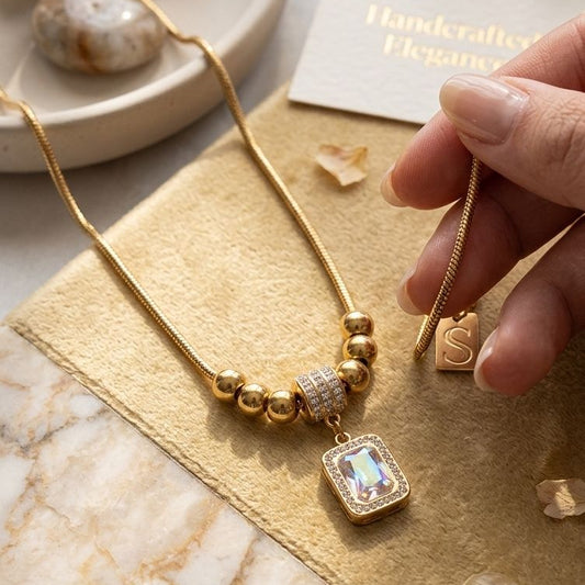 Opaline Halo Pendant