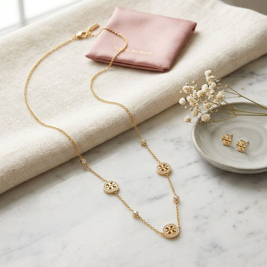 Miller Pave Long Necklace