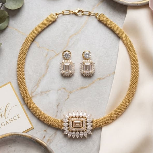 Emerald-Cut Luxe Jewelry Set