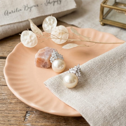 Ethereal Pearl Drop Earrings