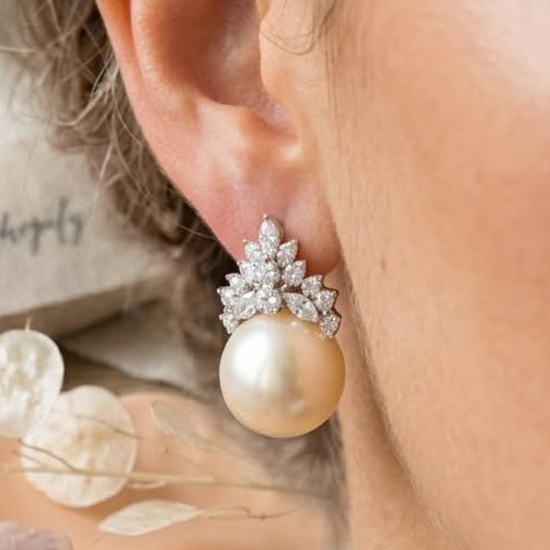 Ethereal Pearl Drop Earrings