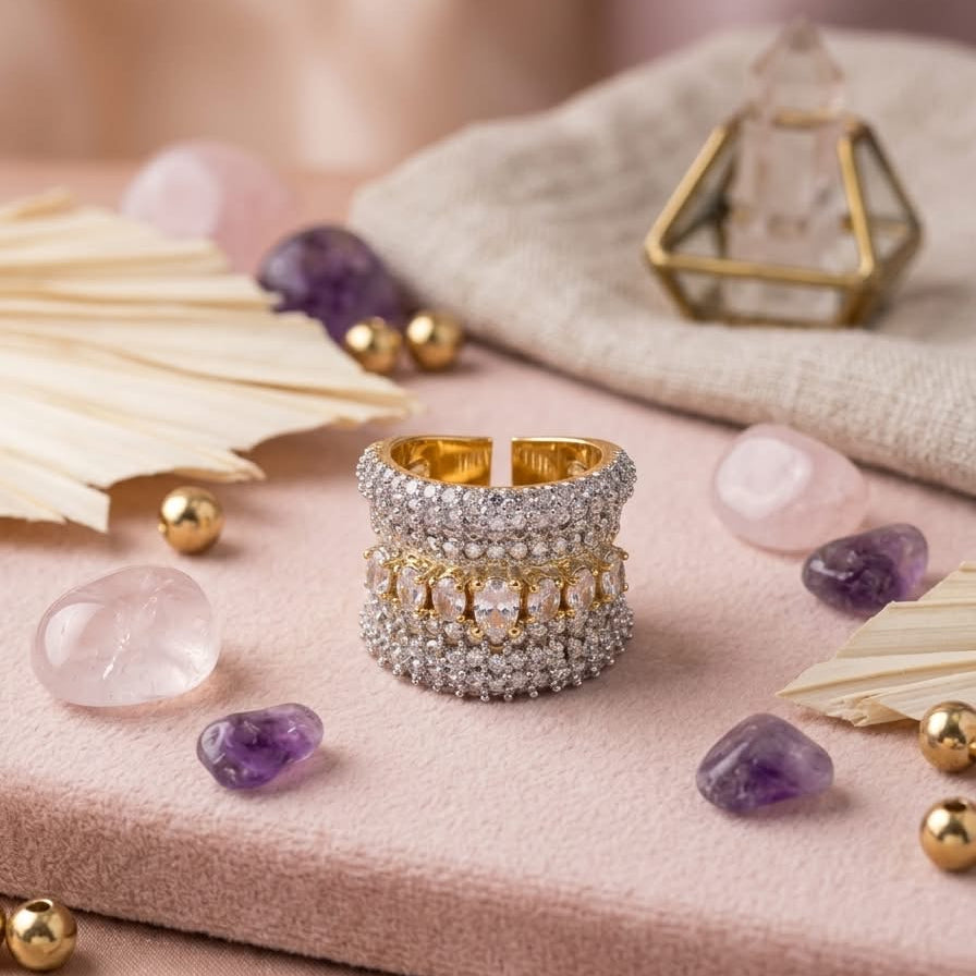 Aria Multi-Row Statement Ring