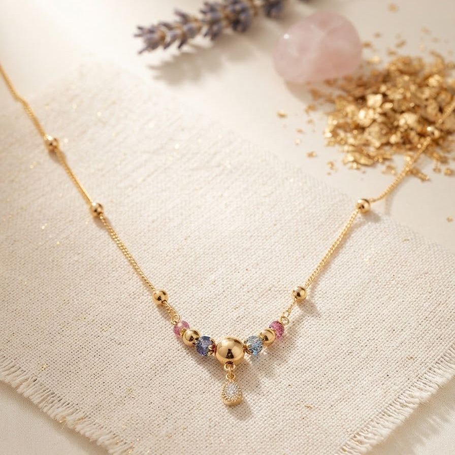 Celestial Charm Gold Bracelet